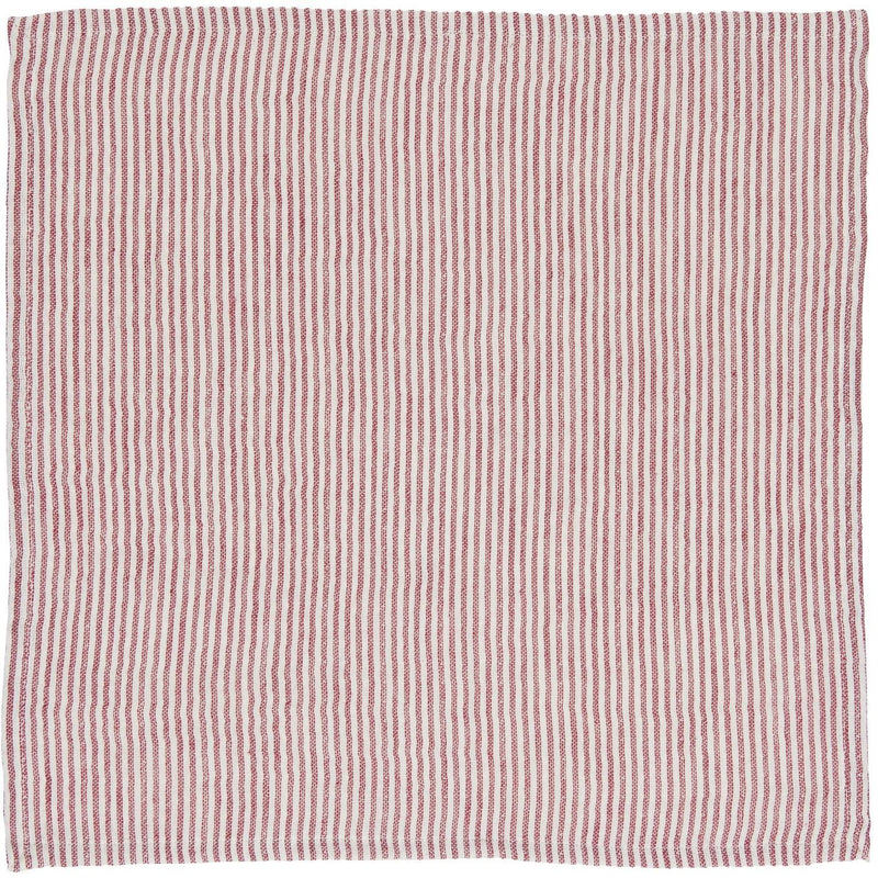 Napkins Set of 4 | Red/White Stripes