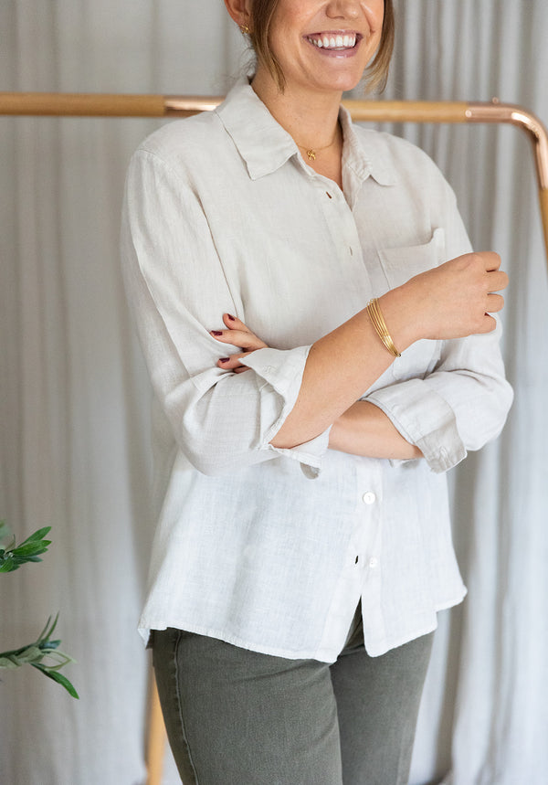 Linen Shirt | Sand