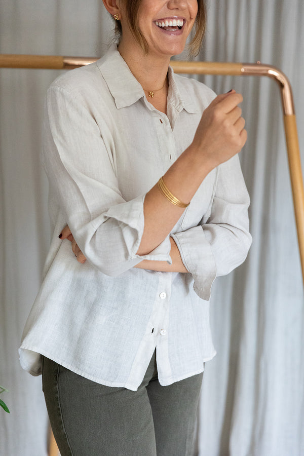 Linen Shirt | Sand