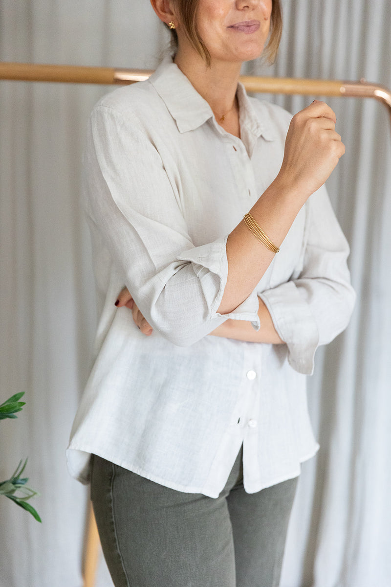 Linen Shirt | Sand