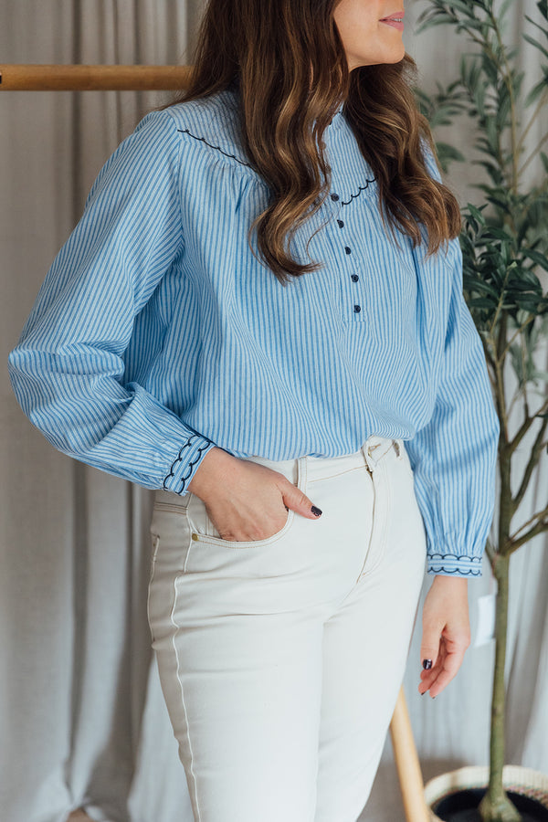 Tania Top | Blue