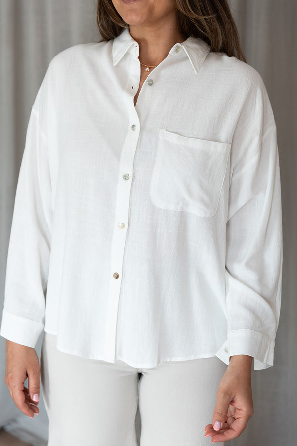 Margarite Top | White