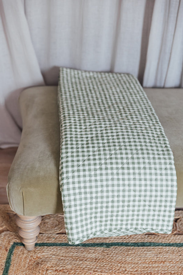 Quilt | Green Gingham