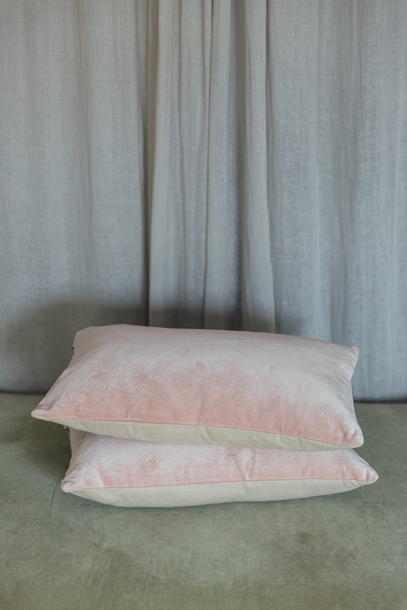 Oblong Velvet Cushion | Shell