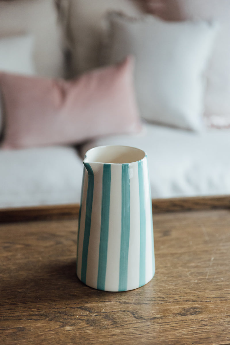 Candy Stripe Jug L | Mint