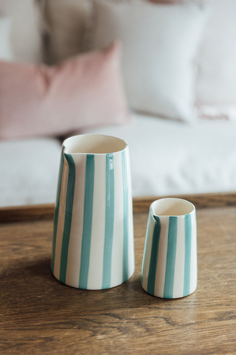 Candy Stripe Jug L | Mint