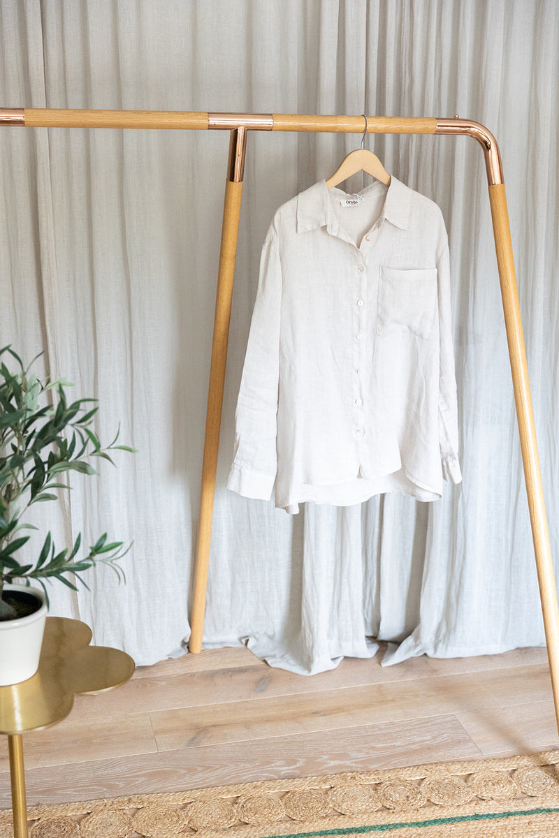 Linen Shirt | Sand