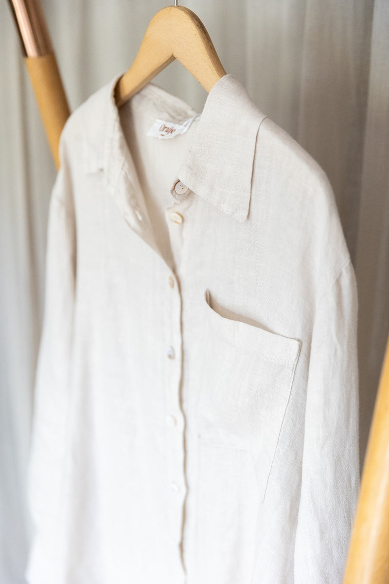 Linen Shirt | Sand