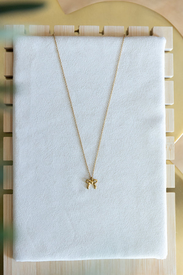 Bow Necklace