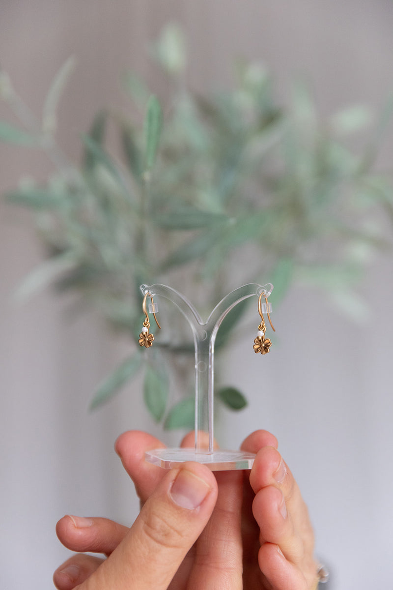 Flower Pearl Earrings