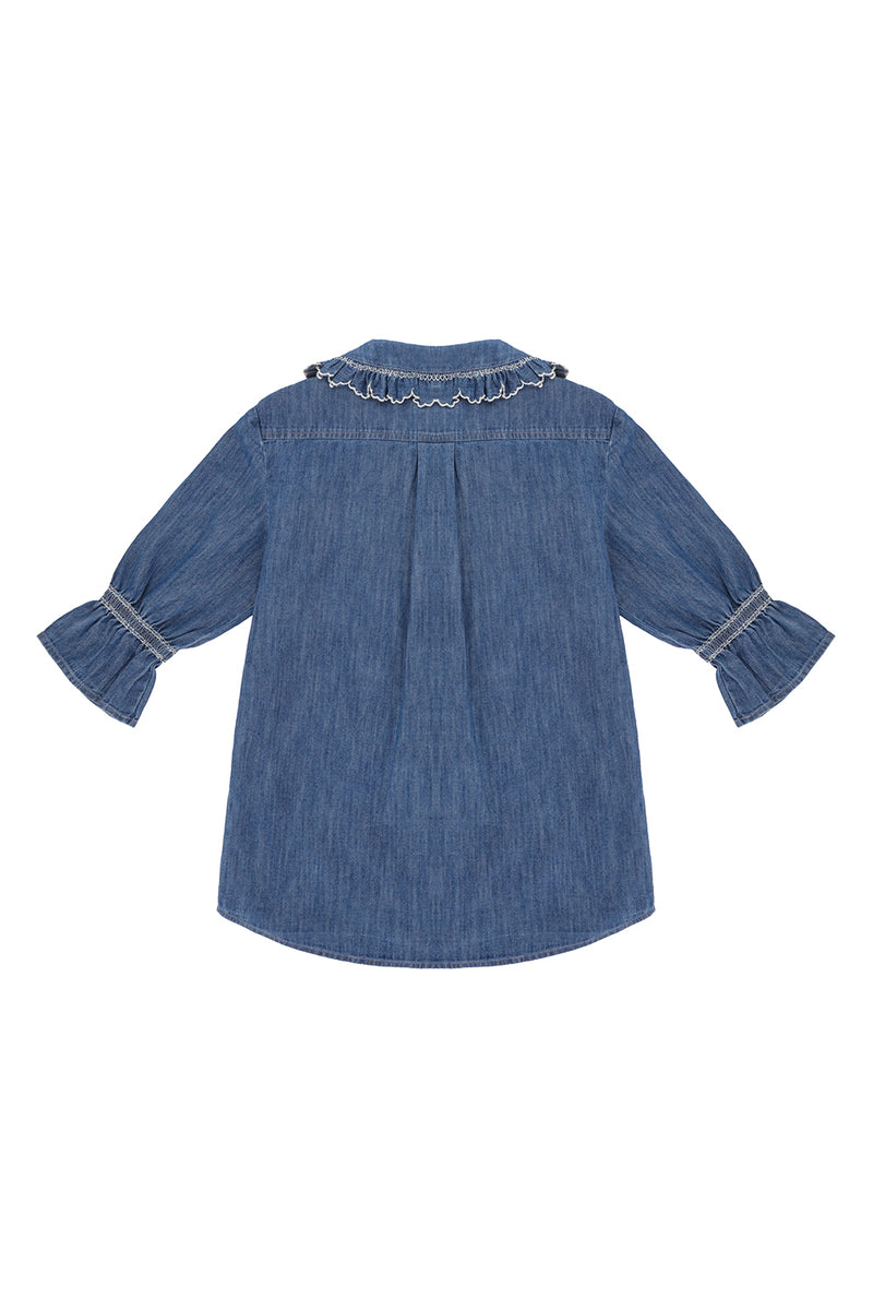 Daisy Blouse | Indigo Denim